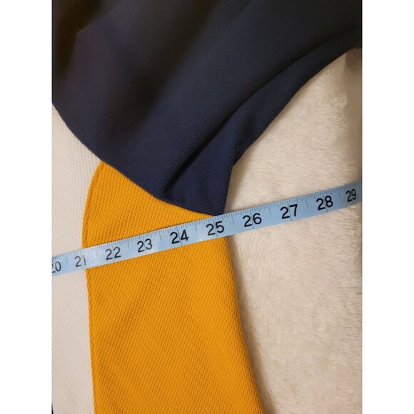 Nike XL LS Crew Neck Shirt Blue/Yellow Spandex Blend Bloke core Norm core - Picture 5 of 5